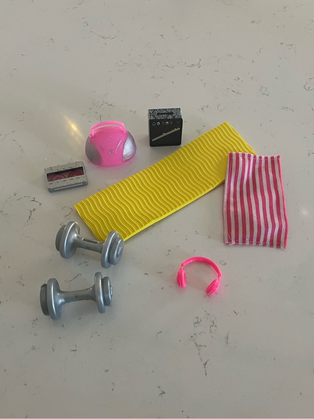 Barbie Gym Workout Accessories Set